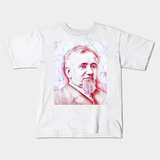 George Pullman Portrait | George Pullman Artwork Kids T-Shirt by JustLit